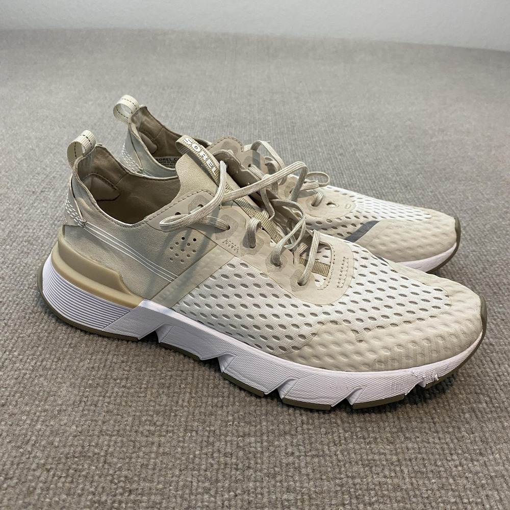 Sorel Shoes Beige Mesh Running Athletic Sneakers NM4240-920 Mens Size 10.5